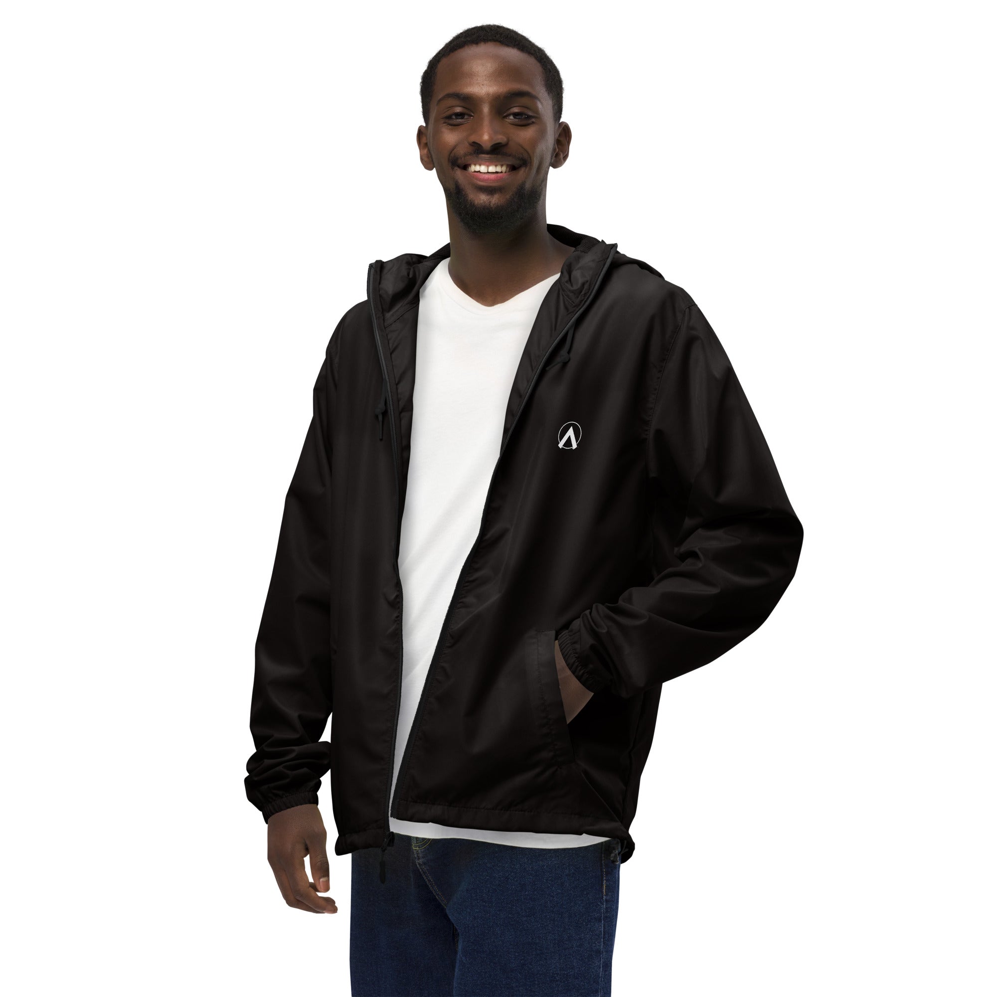 Windbreaker jacket on sale with front pocket