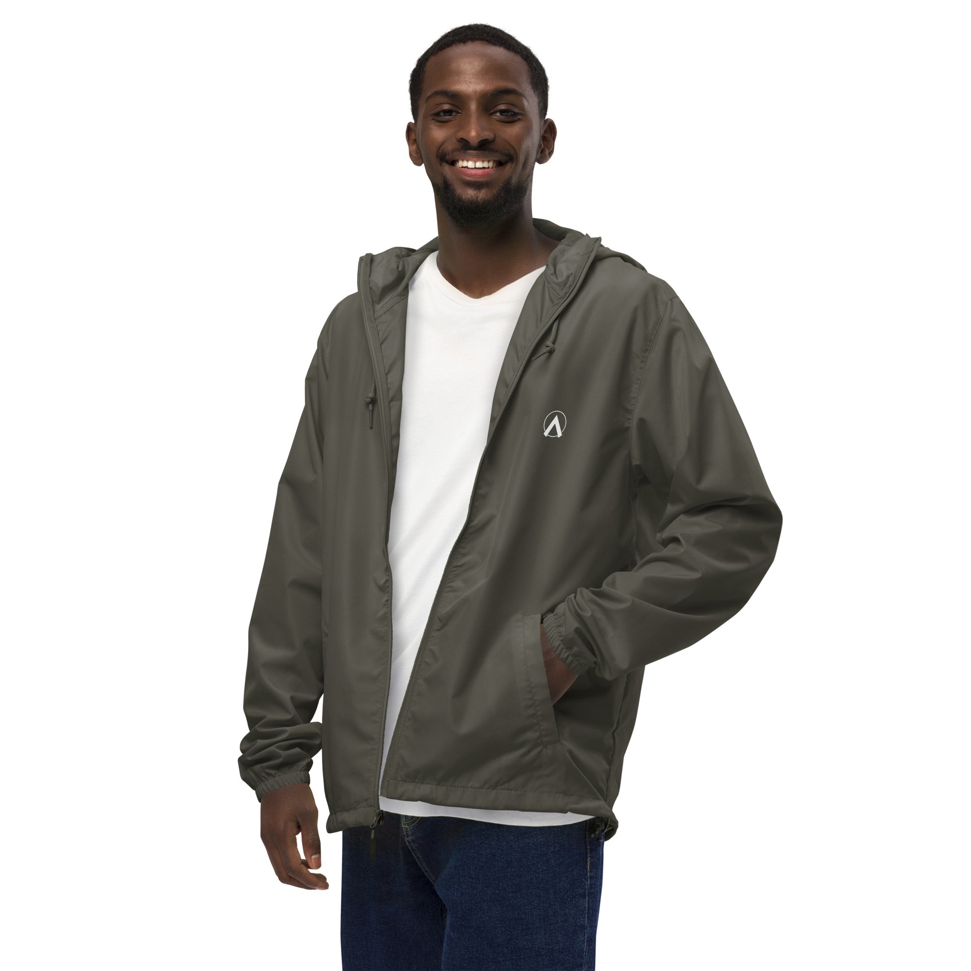 Windbreaker with 2024 pocket in front